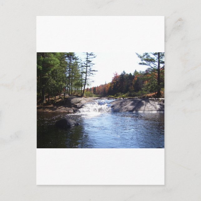 Postal Adirondack Upstate Nueva York (Anverso)