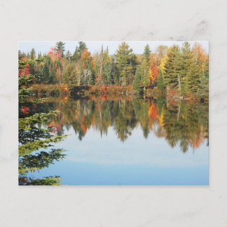 Postal Adirondacks Upper Chub River Otumn Scene
