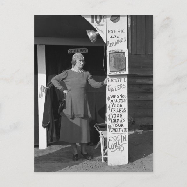 Postal Adivina de Louisiana, 1938 (Anverso)