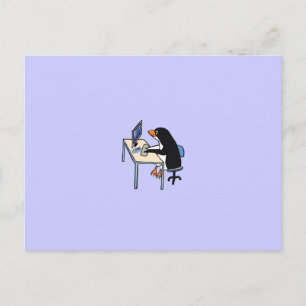 Postal administrador del sistema de pingüino tux