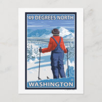 Admiración de esquiadores - 49 grados norte, Washi