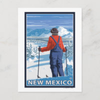 Admiración de esquiadores Nuevo México