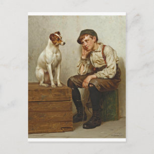 Postal Admiración mutua ~ Shoe Shine Boy ~ 1898