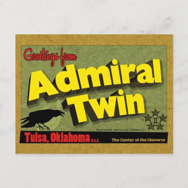 Postal Admiral Twin - Postcard #2 (Anverso)