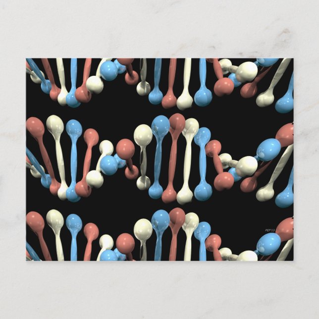 Postal ADN patriótico (Anverso)