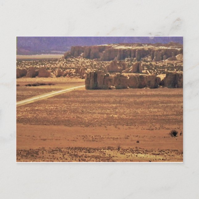 Postal Adobe Villige en la Mesa (Anverso)