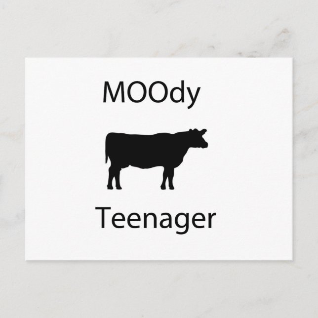 Postal Adolescente de Moody (Anverso)