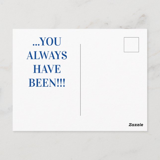 Postal Adolescente oficial de moda Multicolor decimoterce (Reverso)