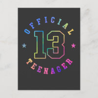 Adolescente Oficial Trece Años Cumpleaños 13