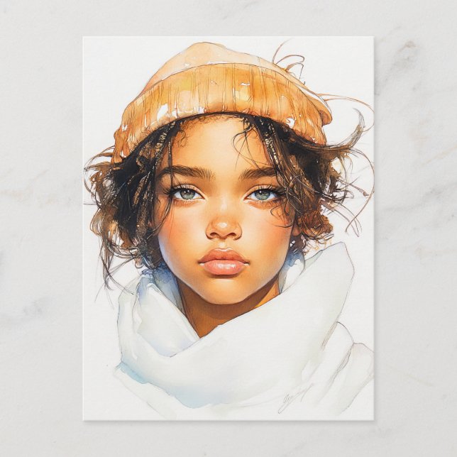 Postal Adolescente Urbana (Anverso)