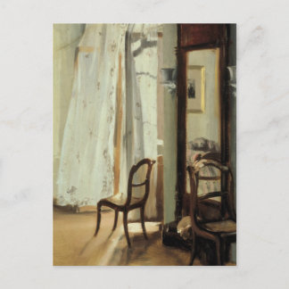 Postal Adolph von Menzel La habitación con balcón CC0096