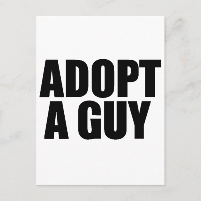 Postal Adoptar a un tipo (Anverso)