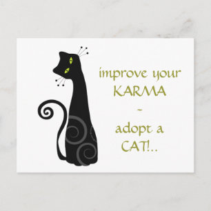 Postal Adoptar un gato