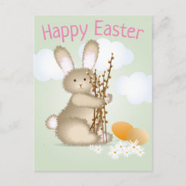 Postal Adorable Bunny Feliz Pascua