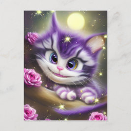 Postal Adorable Cheshire Kitten