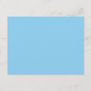 Postal Adorable Color Azul Acurrucante