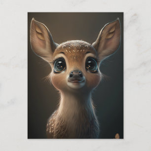 Postal Adorable Fawn