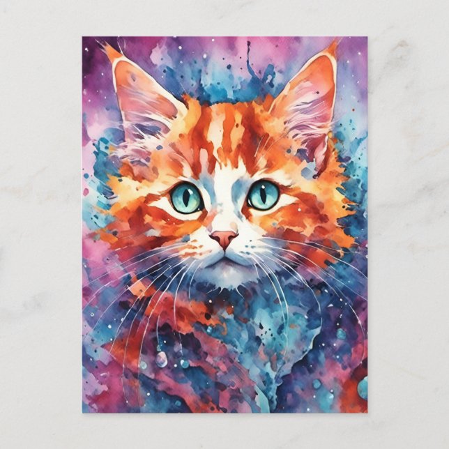 Postal Adorable Kitten (Anverso)