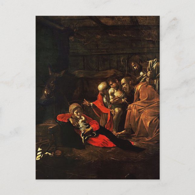 Postal 'Adoración de los pastores' (Anverso)