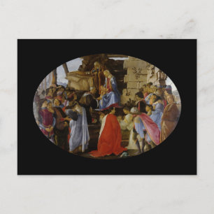 Postal Adoración del Magi