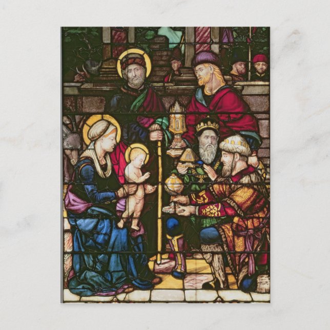 Postal Adoración del Magi (Anverso)