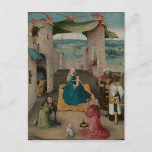 Postal Adoración del Magi
