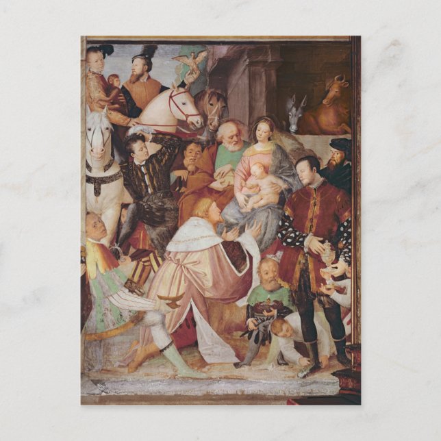 Postal Adoración del Magi, c.1532-35 (Anverso)