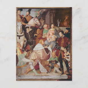Postal Adoración del Magi, c.1532-35