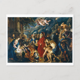Postal Adoración del Magi | Peter Paul Rubens |