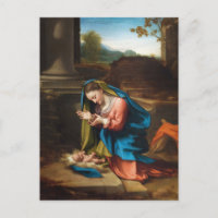 Adoración del Niño Jesús por Correggio