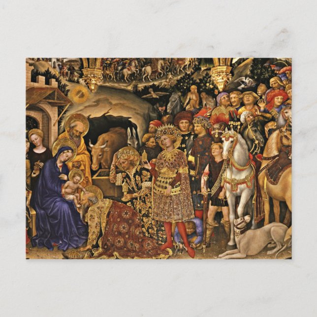 Postal Adorazione dei Magi (Anverso)