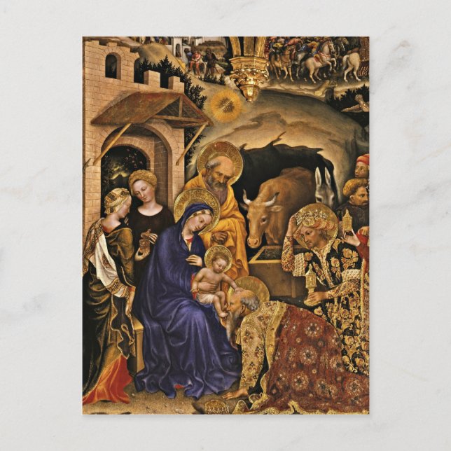 Postal Adorazione dei Magi (Anverso)