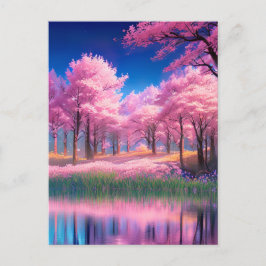 Postal Adornaciones rosas cautivadoras