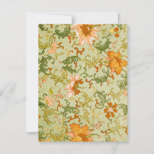 Postal Adorno Chino Antiguo Jones Flores