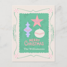 Adorno de Navidad de caramelo personalizable edita