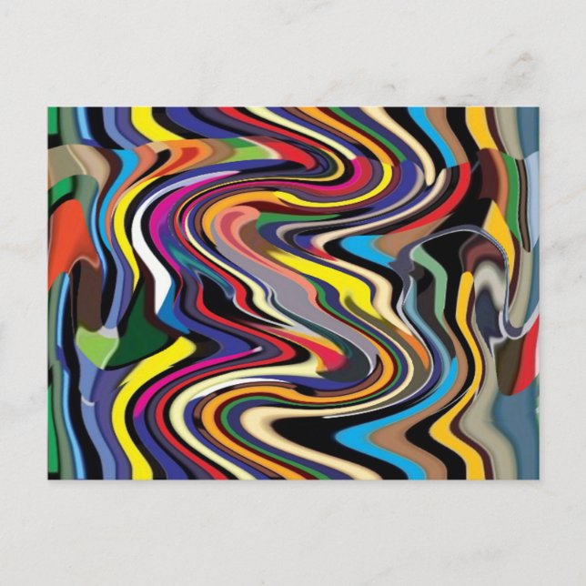 Postal Adrenalina de alto rendimiento : Bordes de aplasta (Anverso)