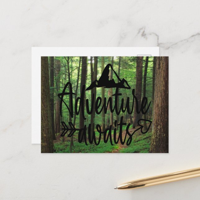 Postal Adventure Awaits (Anverso/Reverso In Situ)