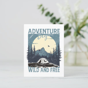 Postal Adventure Begin - Salvaje y Libre