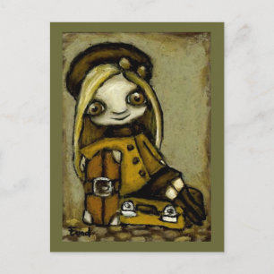 Postal Adventurous Wendy - compañero de viaje