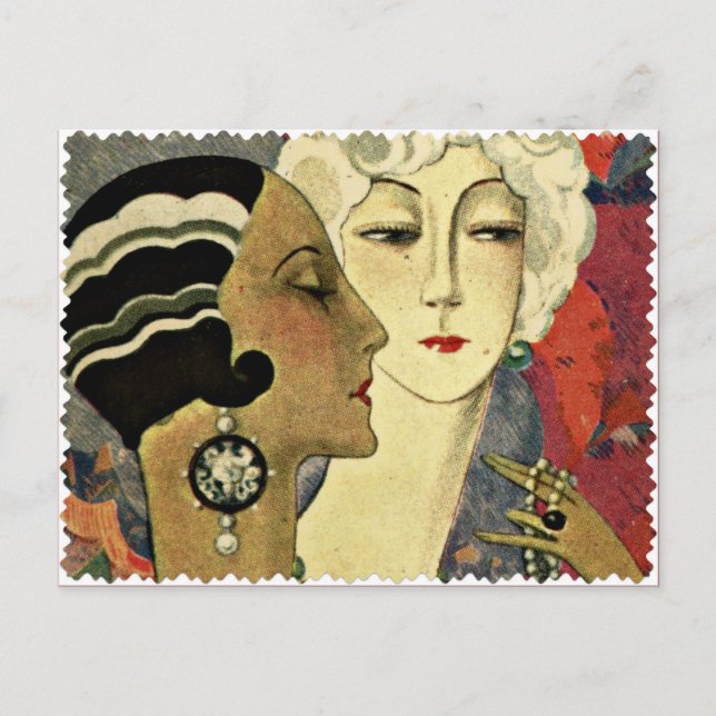 Postal Aer Deco Ladies (Anverso)