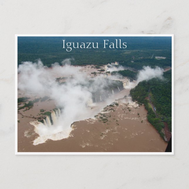 Postal aéreo de iguazu (Anverso)