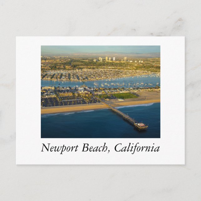 Postal Aeródromo de Newport Beach (Anverso)