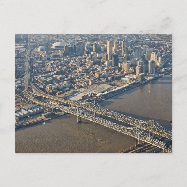 Postal Aeródromo del centro de Nueva Orleans (Anverso)