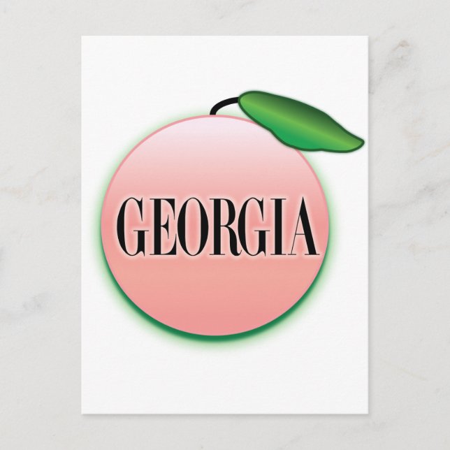 Postal Aeródromo Georgia Peach (Anverso)