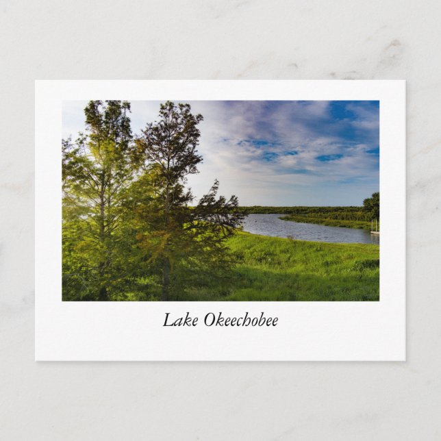 Postal Aerolíneas del lago Okeechobee (Anverso)