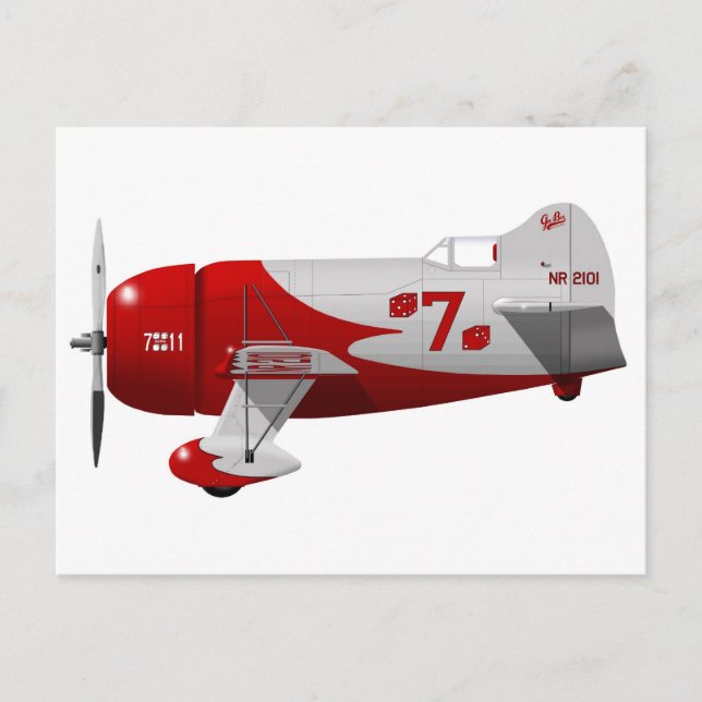 Postal Aeronave Granville Brothers "Gee Bee R-1" (Anverso)