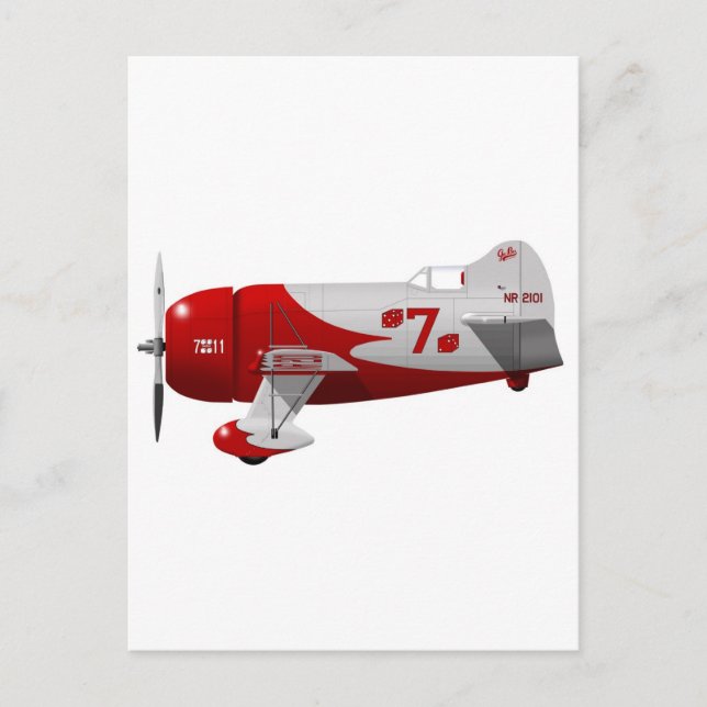 Postal Aeronave Granville Brothers "Gee Bee R-1" (Anverso)