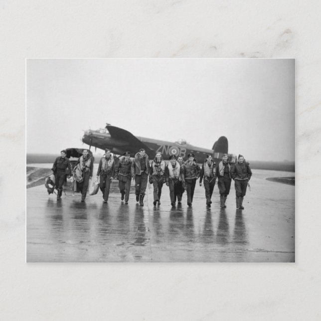 Postal Aeronaves 106 Lancaster Bomber RAF (Anverso)