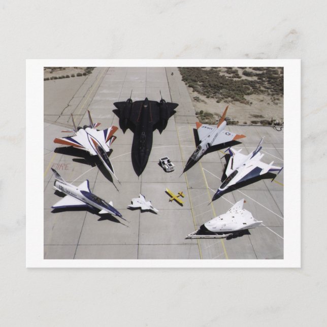 Postal Aeronaves de investigación Dryden de 1997 flotan d (Anverso)