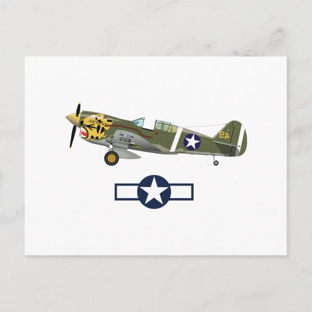 Postal Aeronaves estadounidenses de la Segunda Guerra Mun (Anverso)